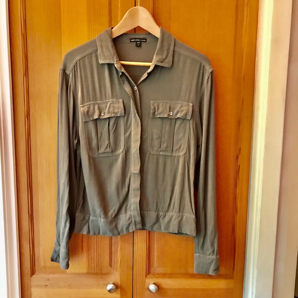 James Perse Button Down Shirt
